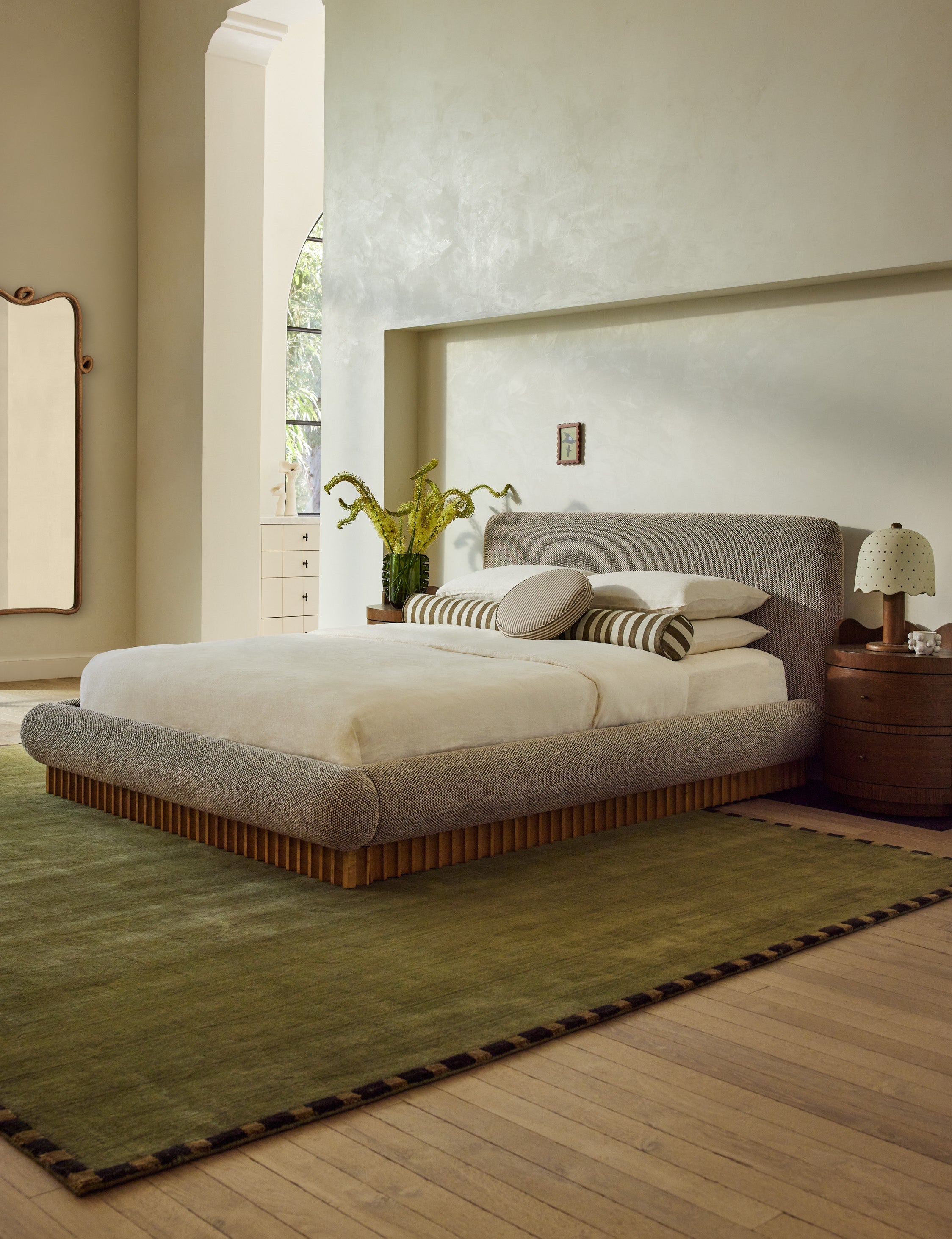 Rajaa Hand-Loomed Viscose Rug by Sarah Sherman Samuel