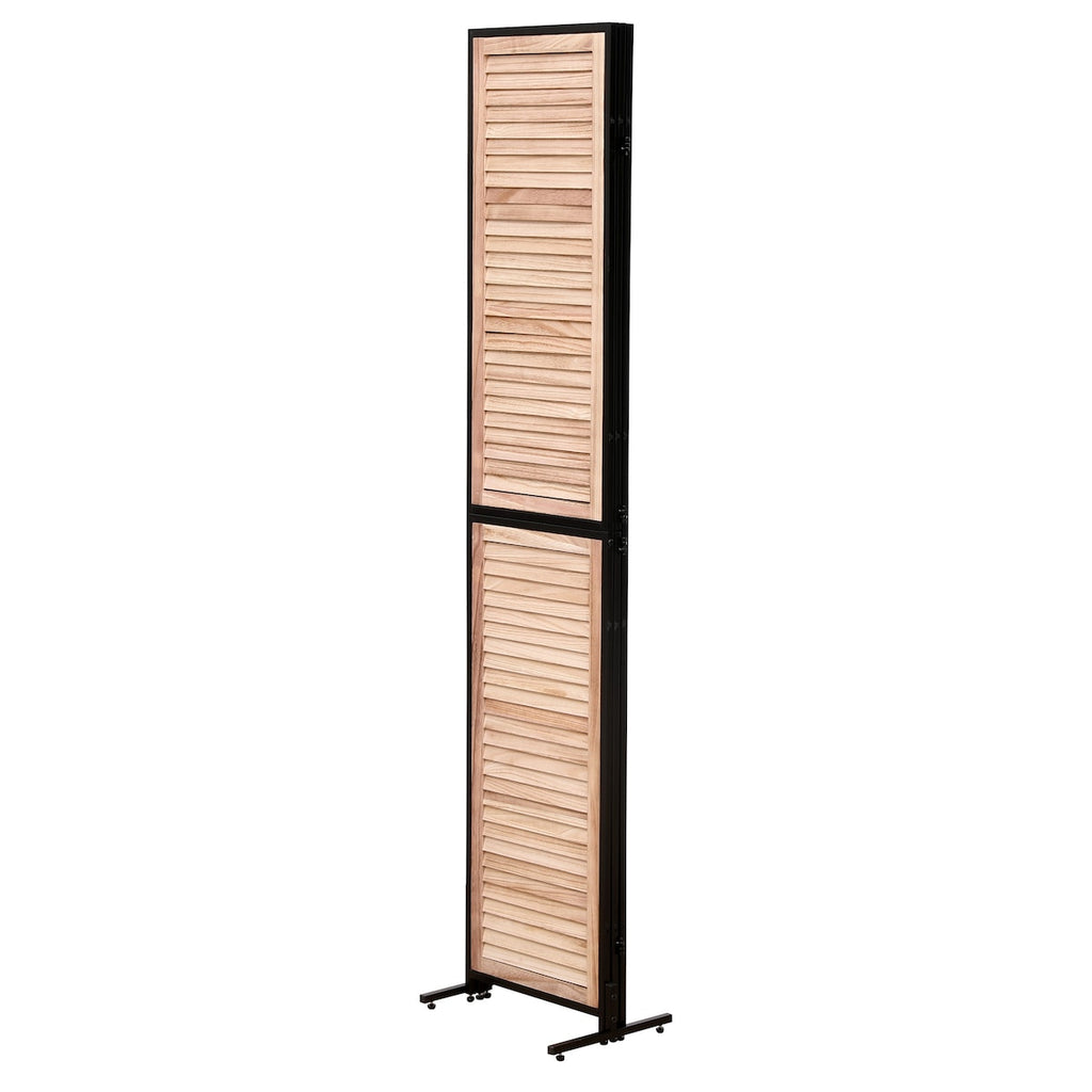 3 Panel Room Dividers and Folding Privacy Screen Natural Wooden Room Partitions 6ft Wall Divider for Room Separation