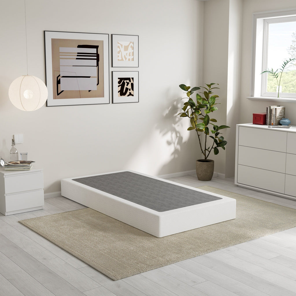 5 Inch Low Profile Metal Spring, Heavy Duty Structure with Grey Cover