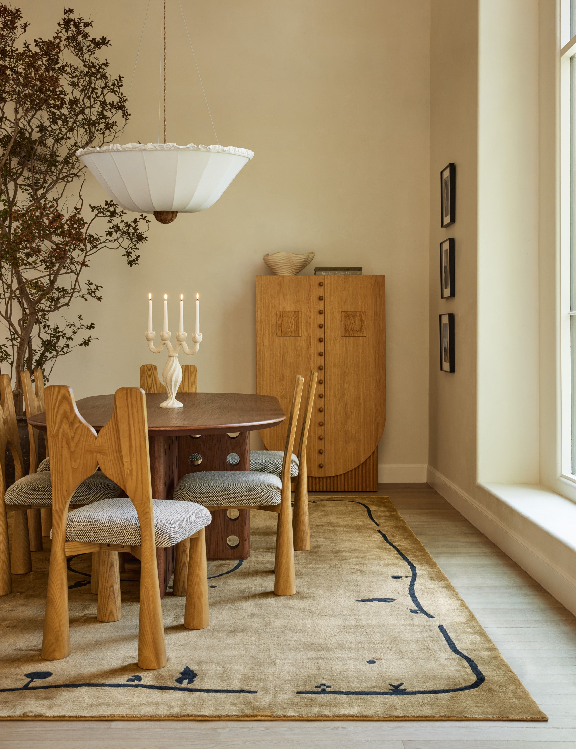 Village Hand-Loomed Viscose Rug by Sarah Sherman Samuel