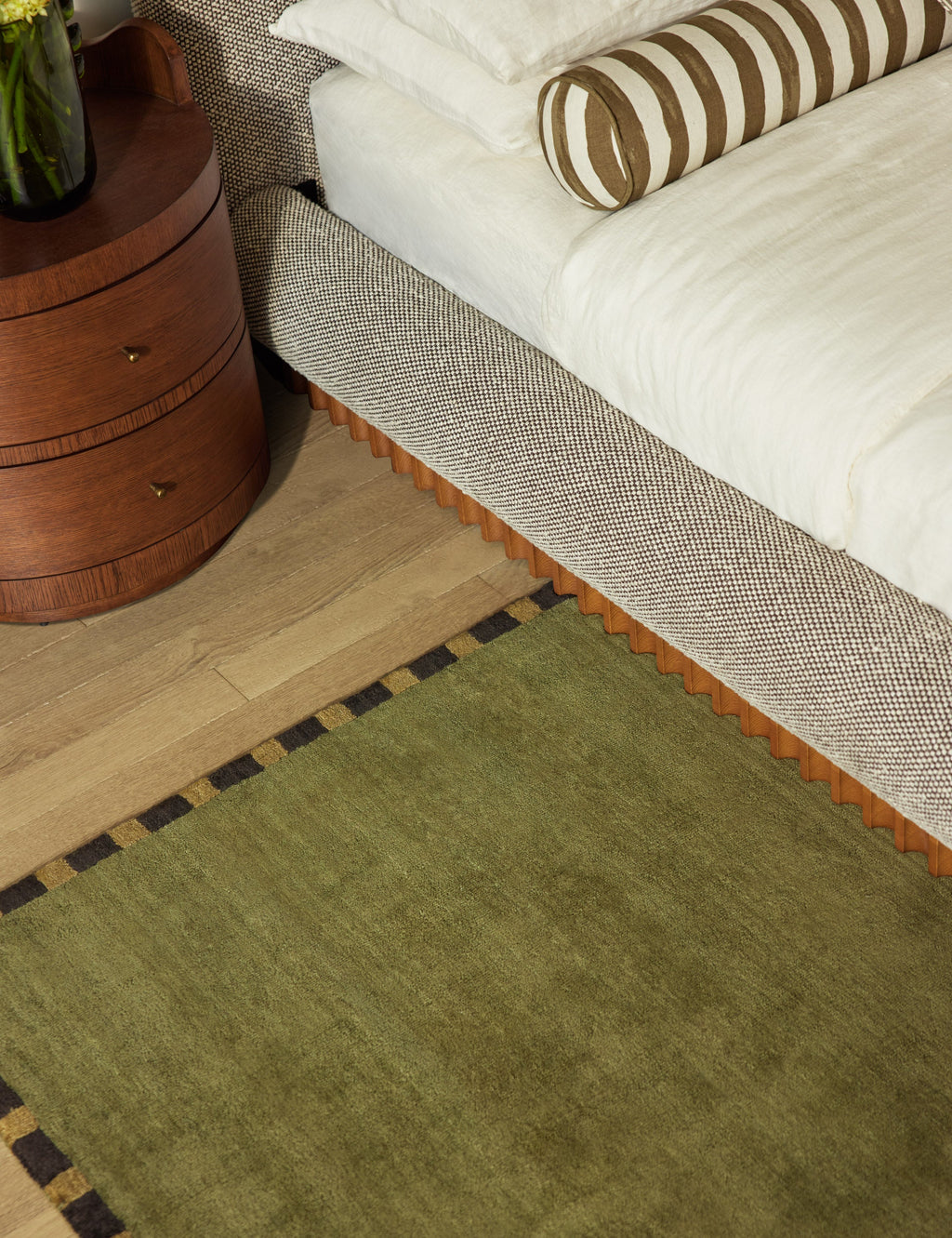 Rajaa Hand-Loomed Viscose Rug by Sarah Sherman Samuel