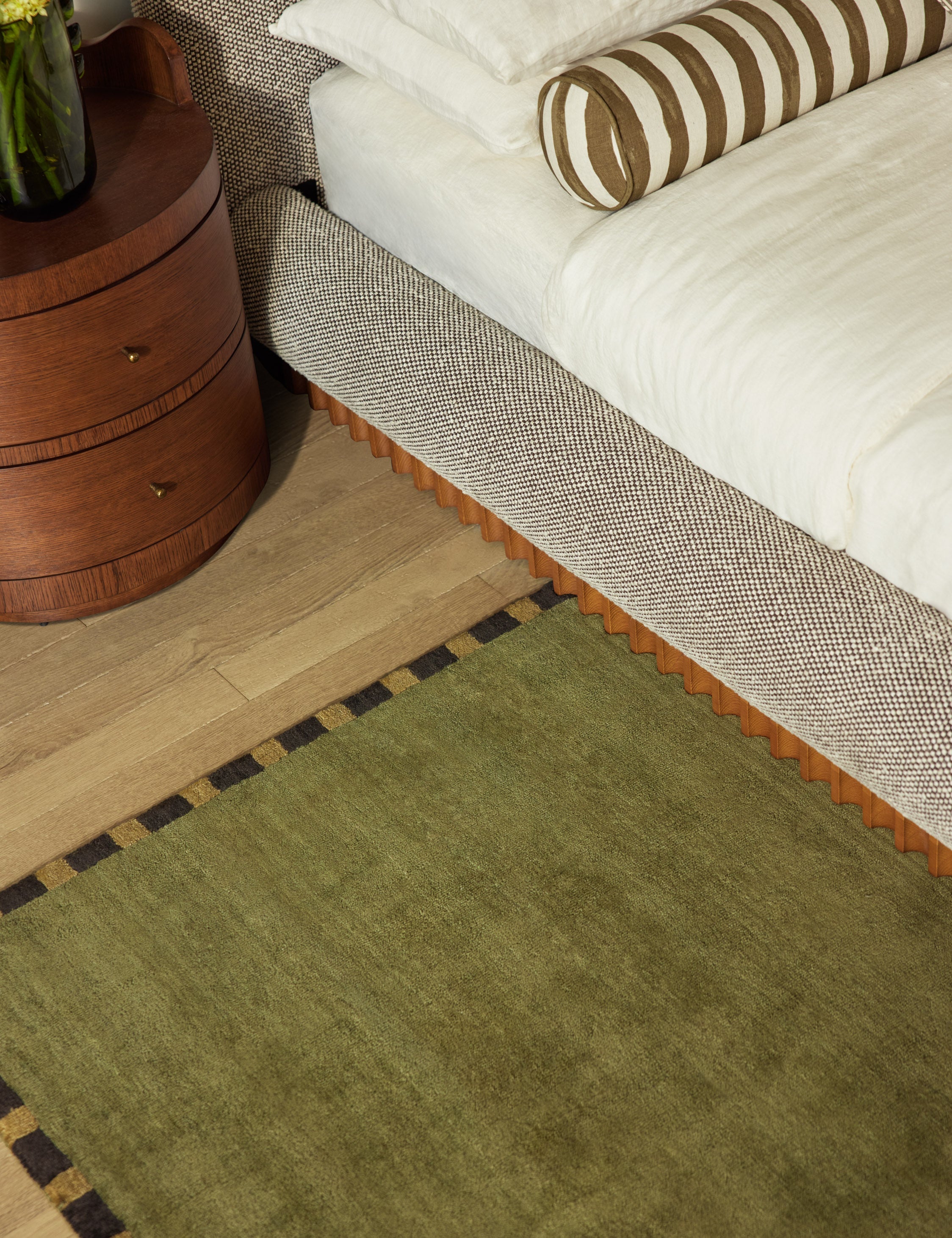 Rajaa Hand-Loomed Viscose Rug by Sarah Sherman Samuel