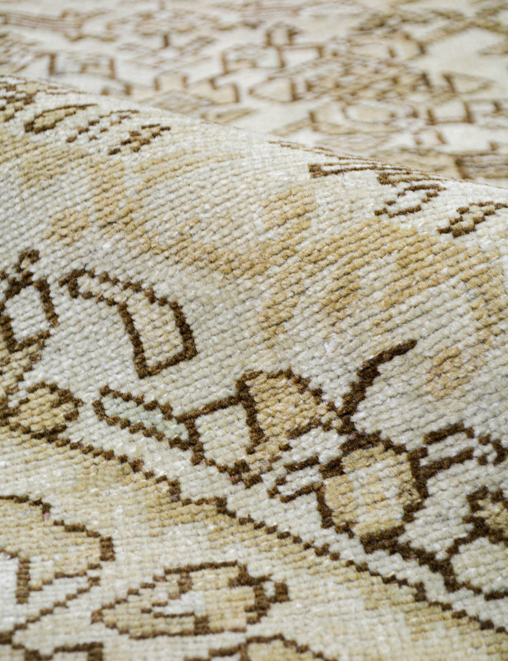 Vintage Turkish Hand-Knotted Wool Runner Rug No. 293, 3' X 10'