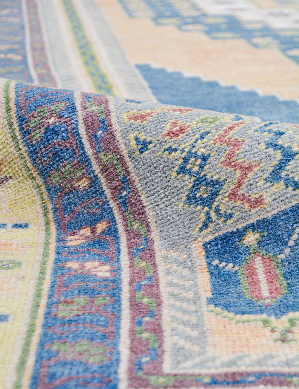 Vintage Turkish Hand-Knotted Wool Rug No. 530, 5' 5 X 10'