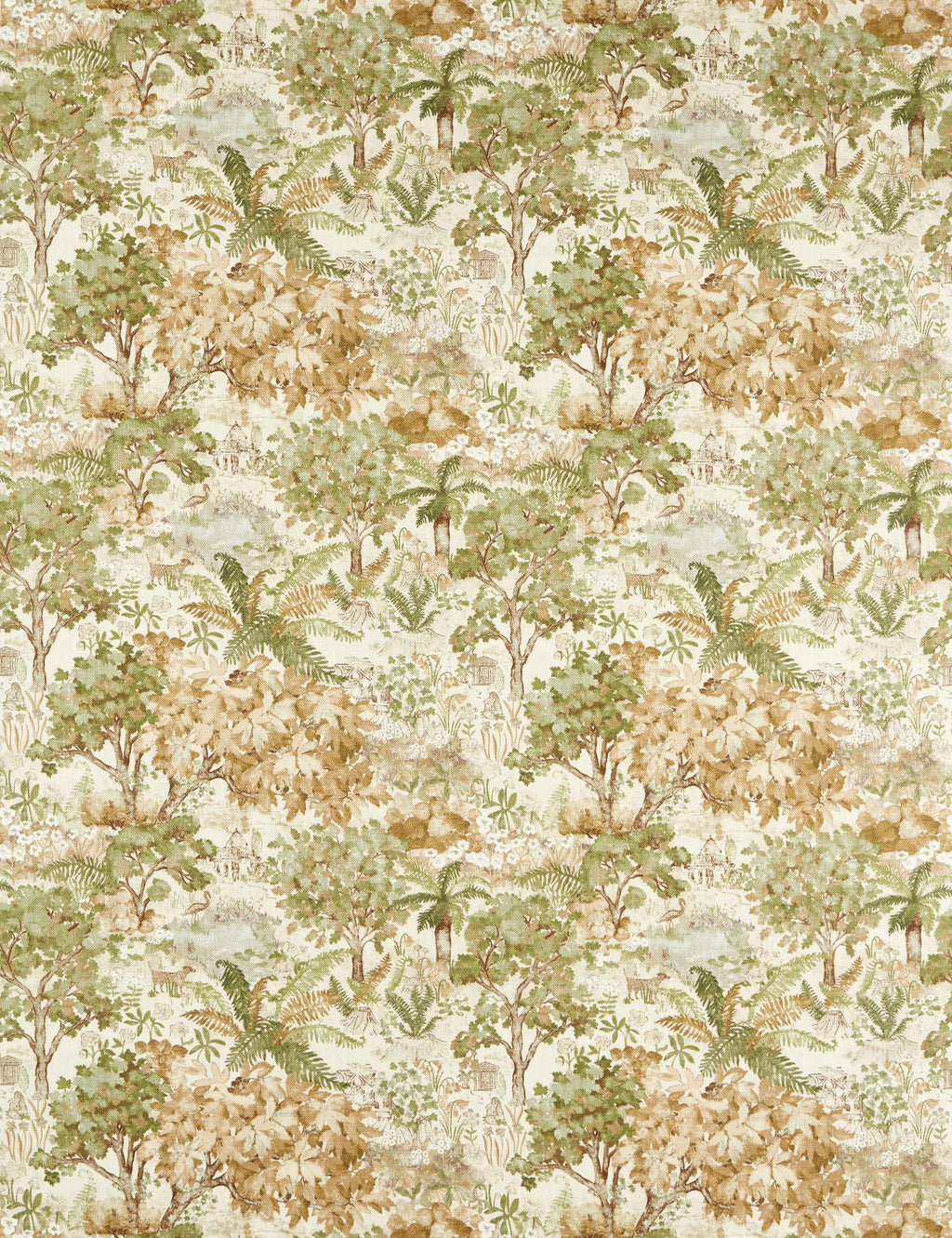 The Stumpery Cotton Fabric by Sanderson