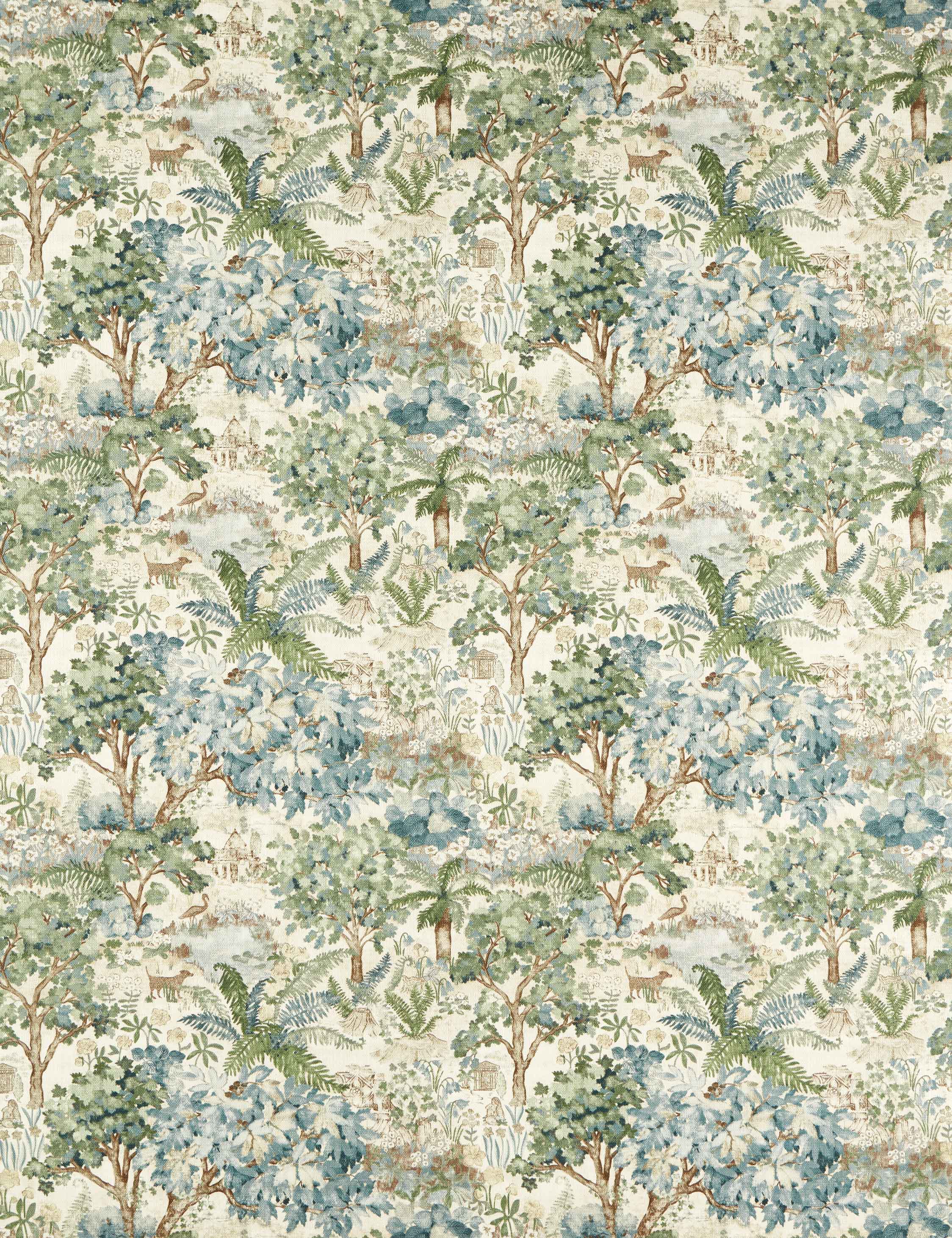 The Stumpery Cotton Fabric by Sanderson