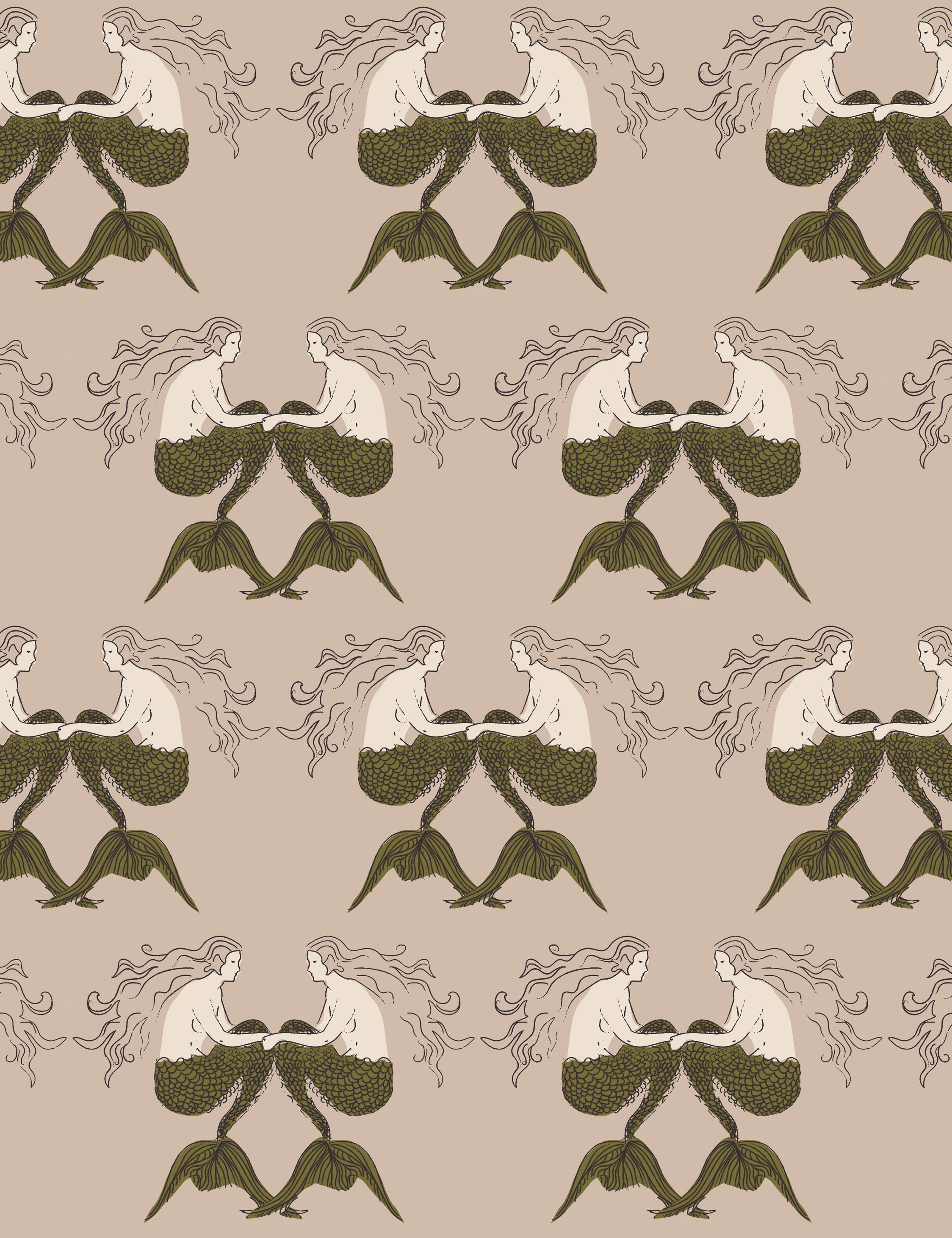 Meri Wallpaper by Sarah Sherman Samuel