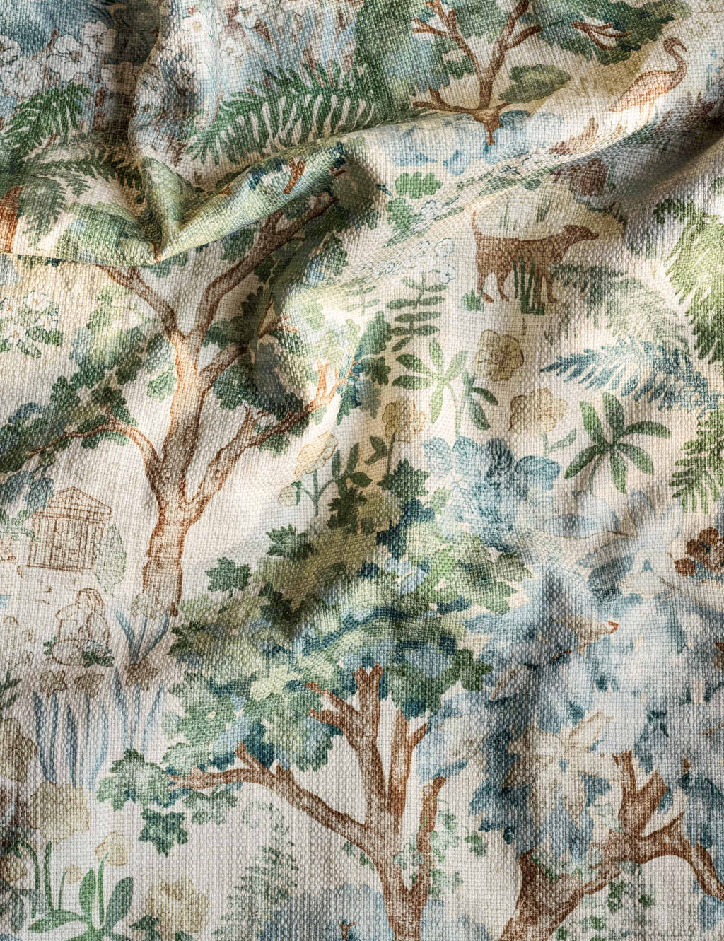 The Stumpery Cotton Fabric by Sanderson