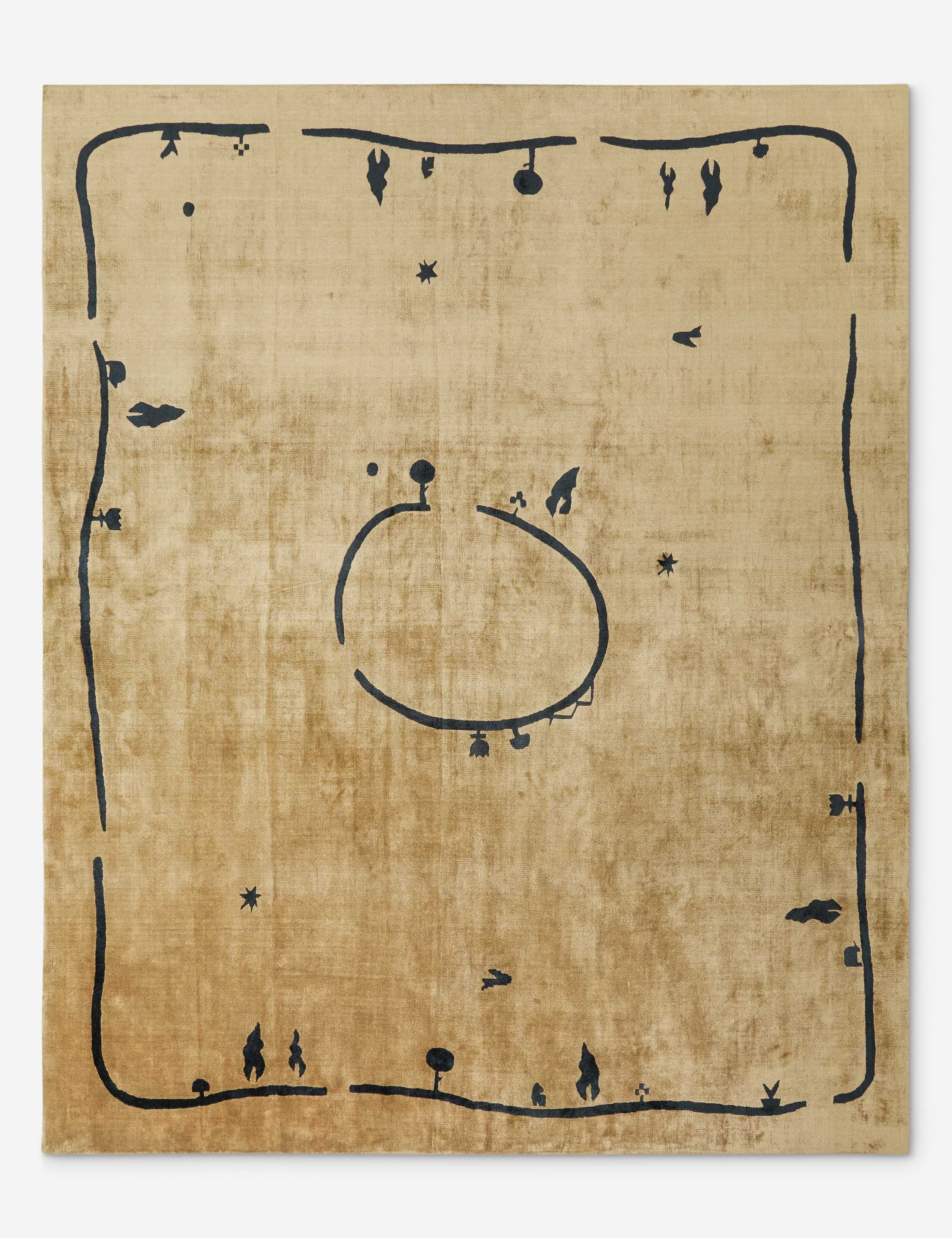 Village Hand-Loomed Viscose Rug by Sarah Sherman Samuel